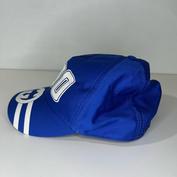 Gucci 100 Logo College Velcro Adjustable Trucker Baseball Strap Cap Hat - Picture 7 of 10